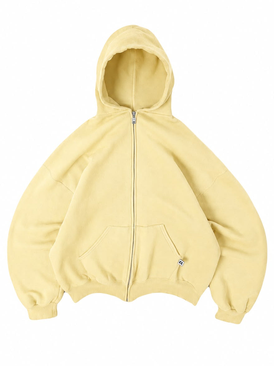 Butter yellow zipper