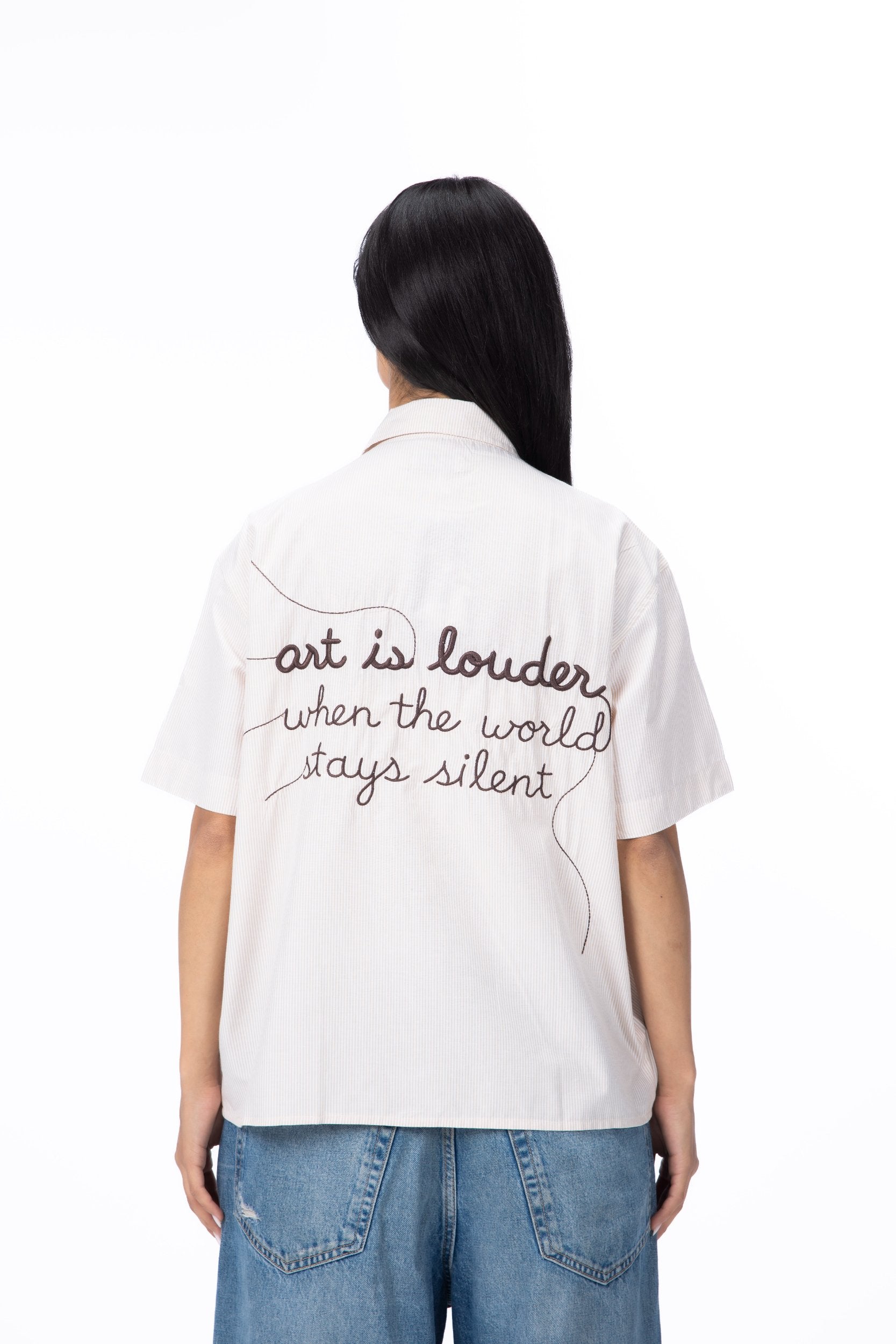 SILENT SIGNAL SHIRT - IVORY
