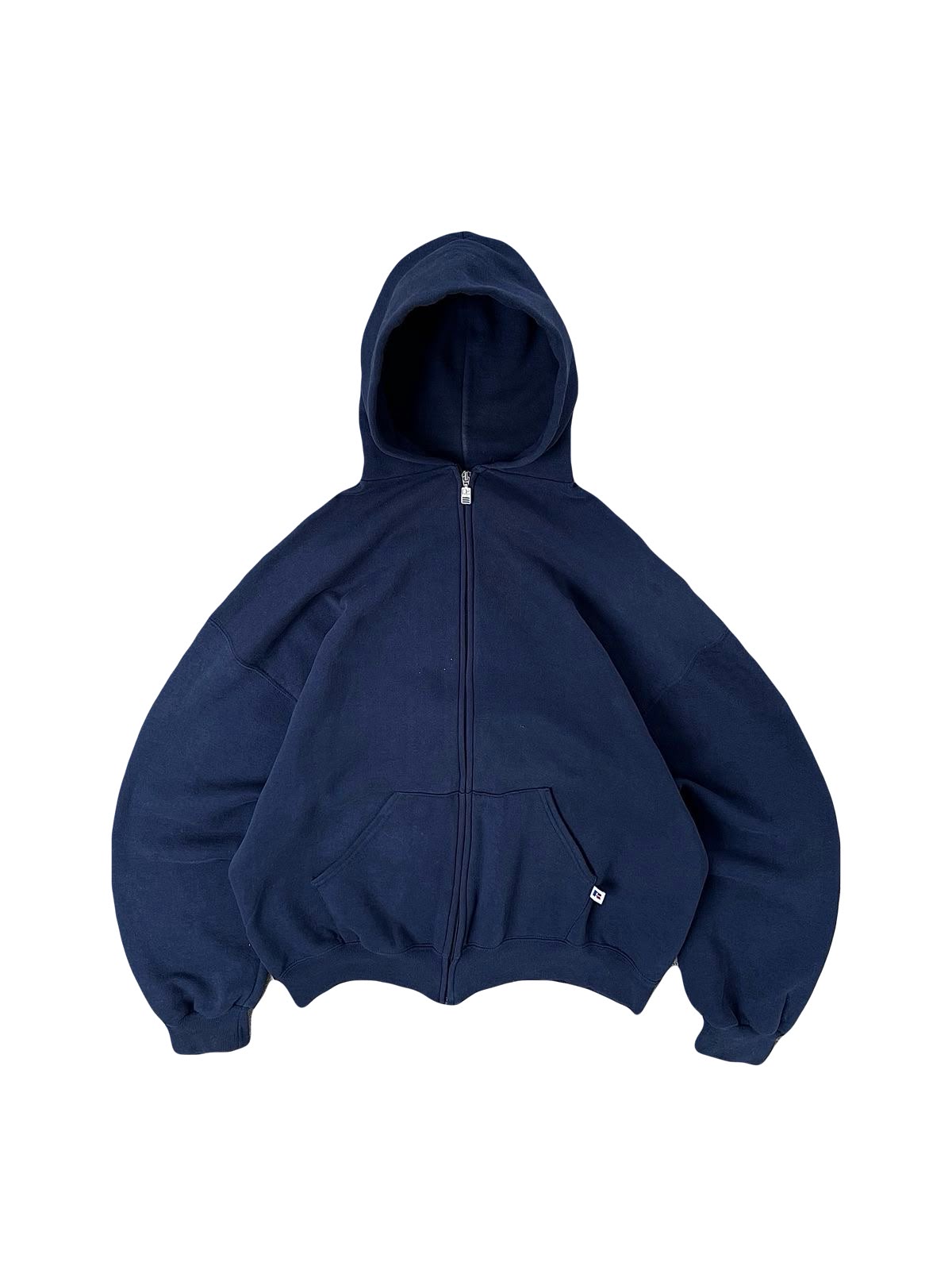 Navy zipper