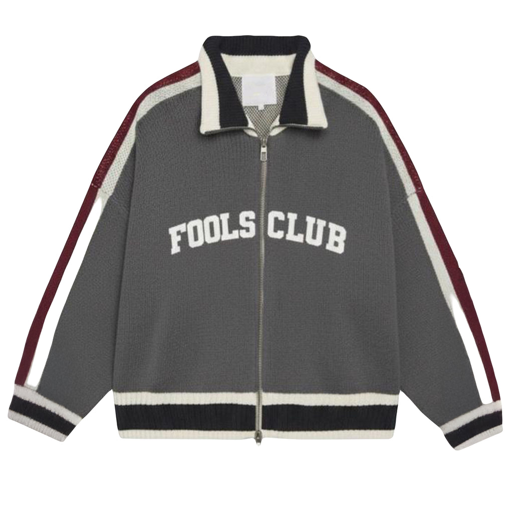 Clubhouse Zip Knit – Grey