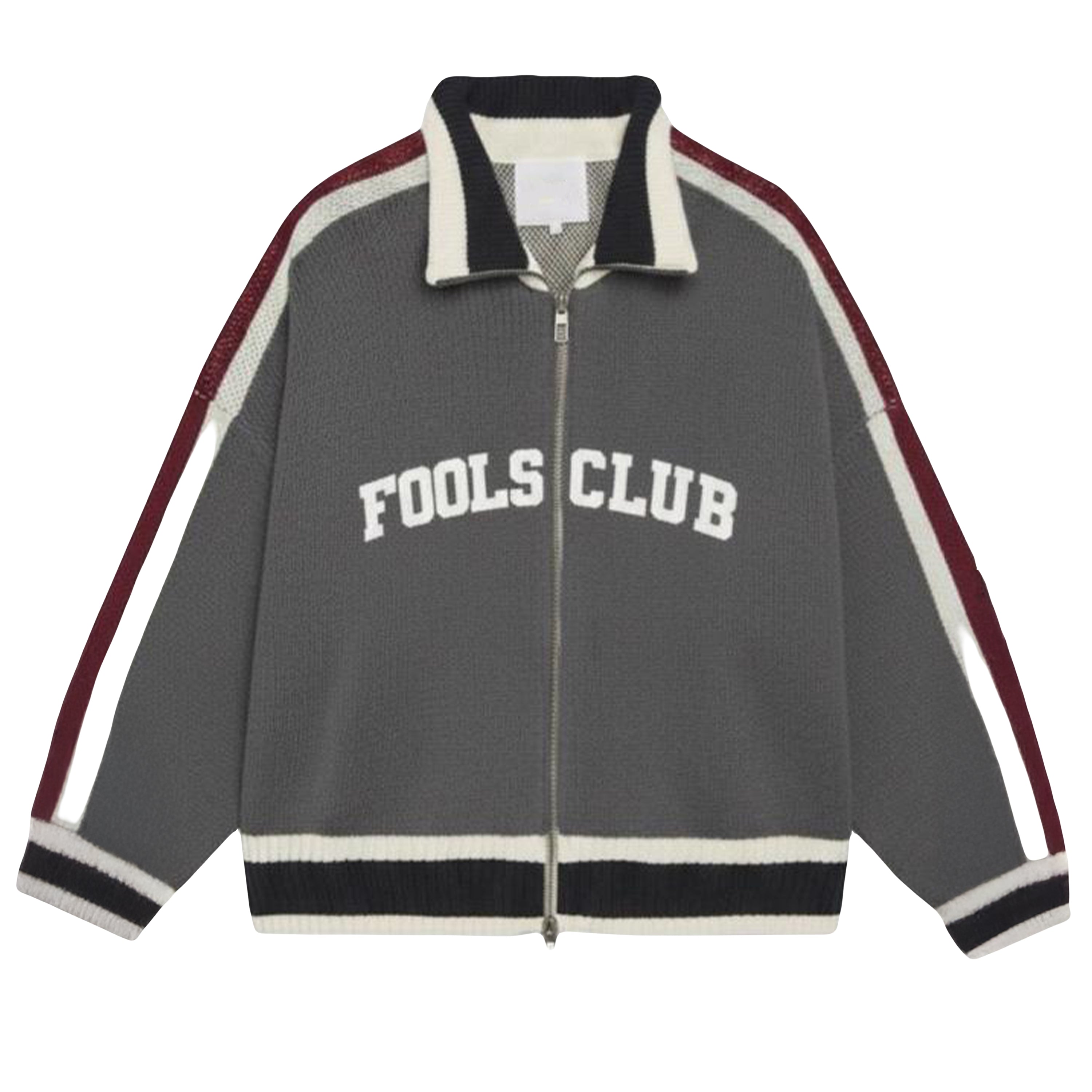 Clubhouse Zip Knit – Grey