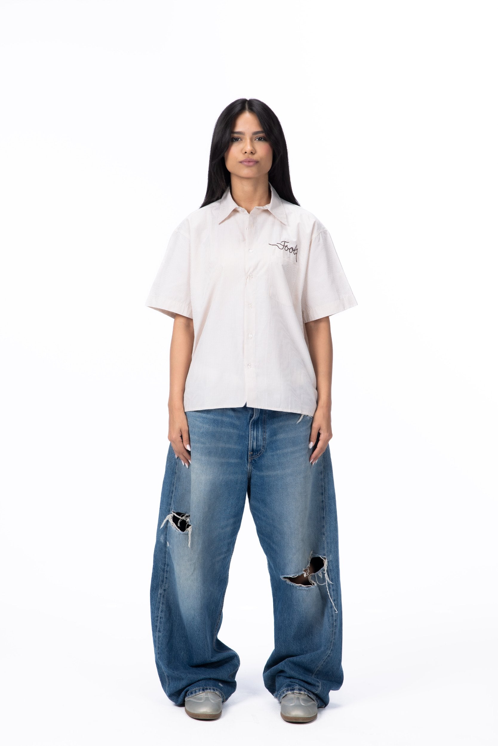 SILENT SIGNAL SHIRT - IVORY