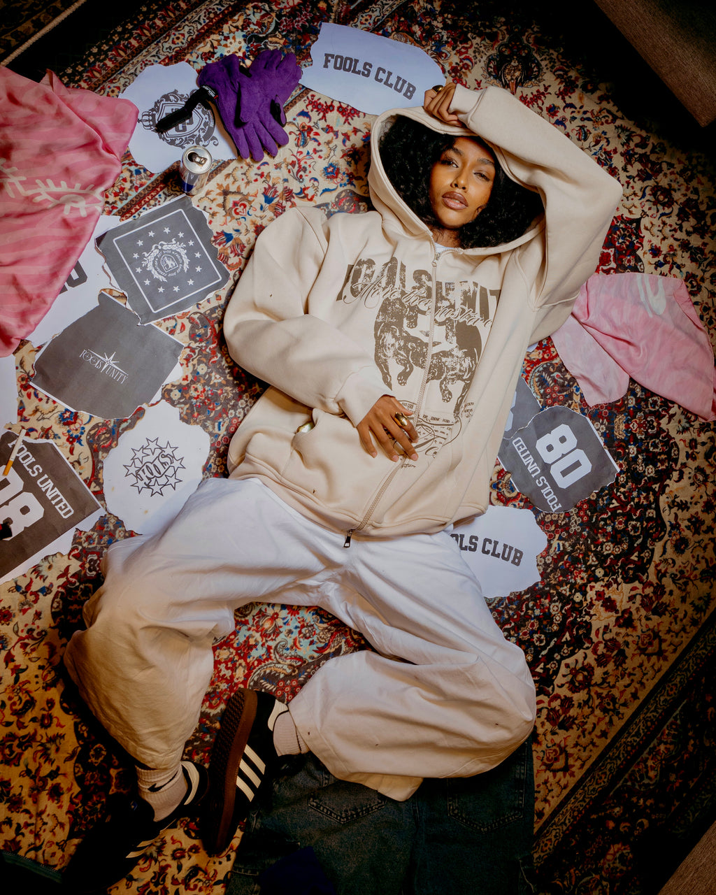 UNITY IN BEIGE ZIPUP JACKET