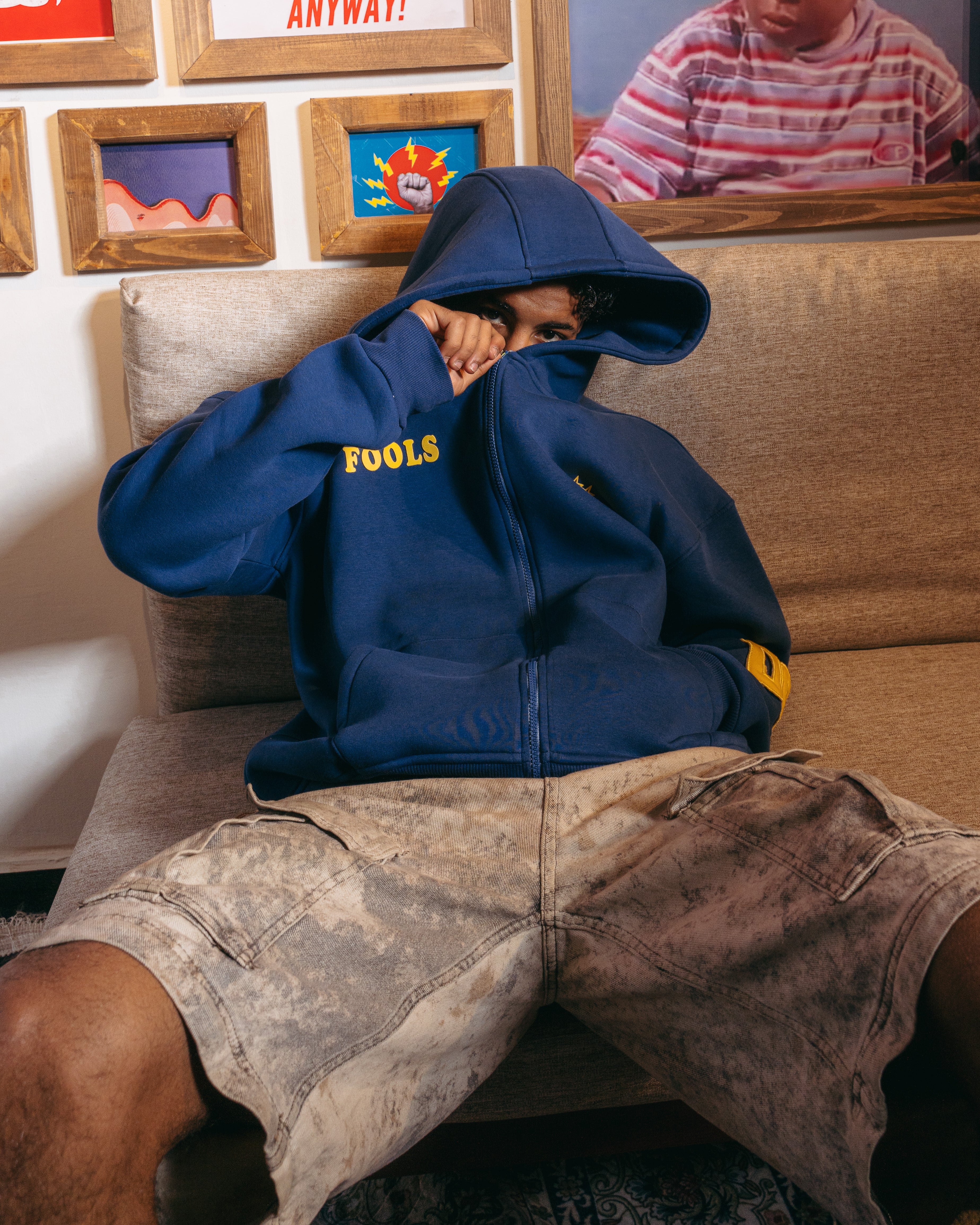 LOUVRE X YELLOW ZIPUP JACKET