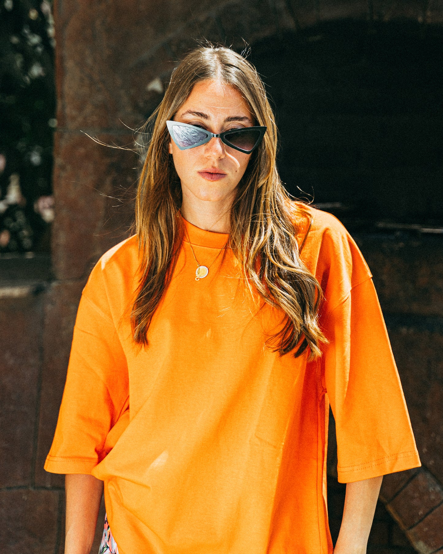 Orange Oversize Tee