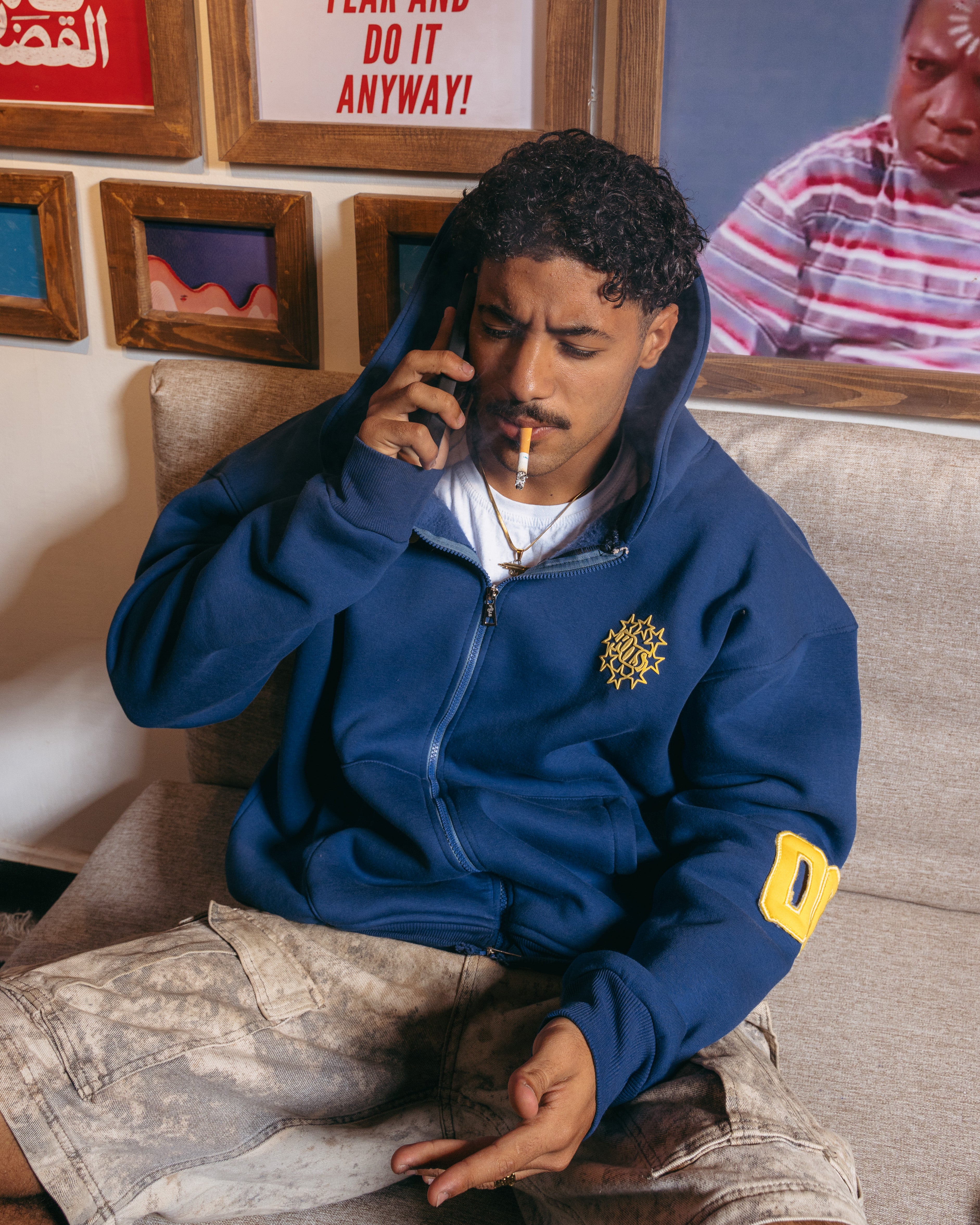 LOUVRE X YELLOW ZIPUP JACKET