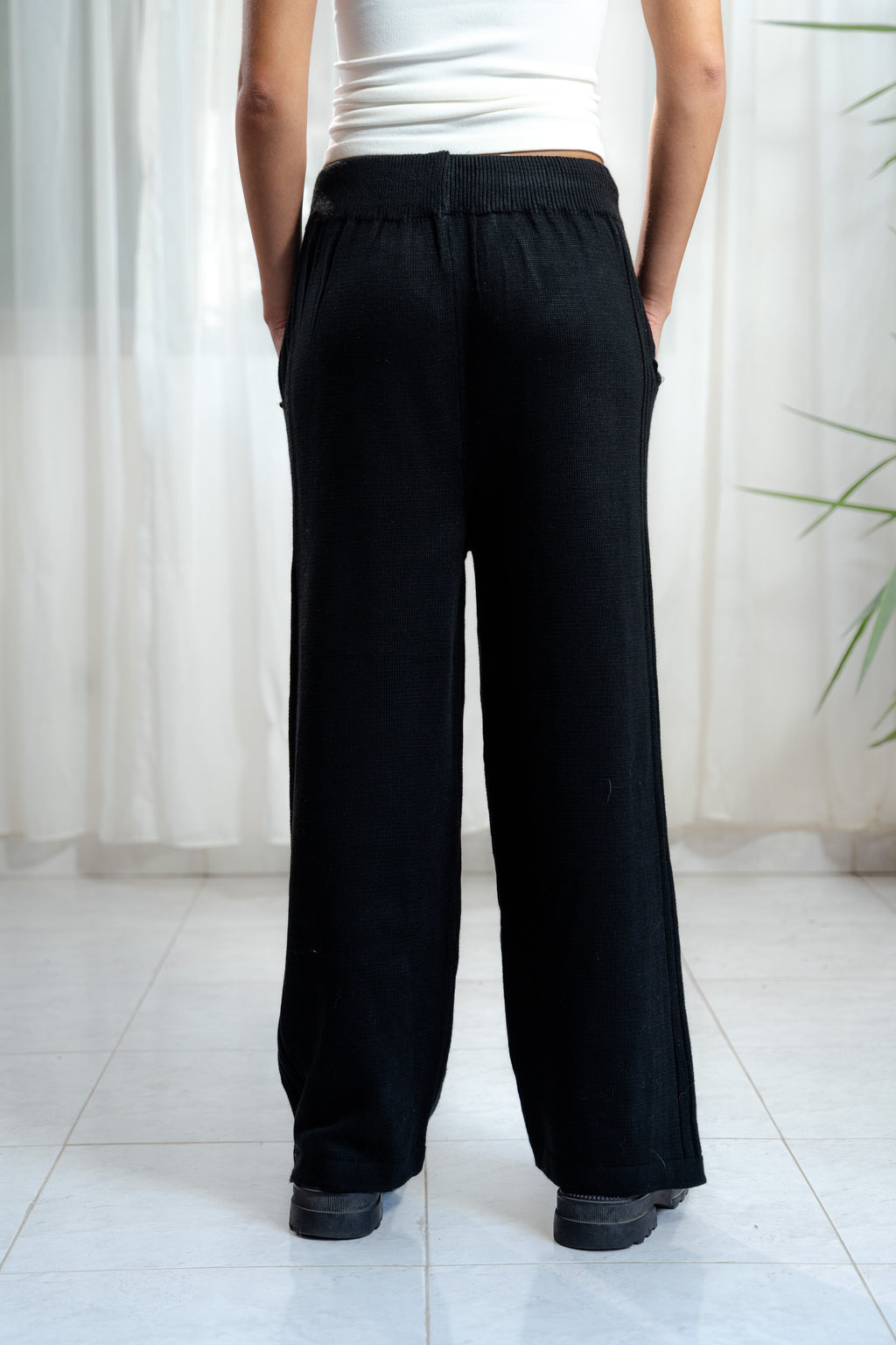 Lounge Knit Pants – BLACK