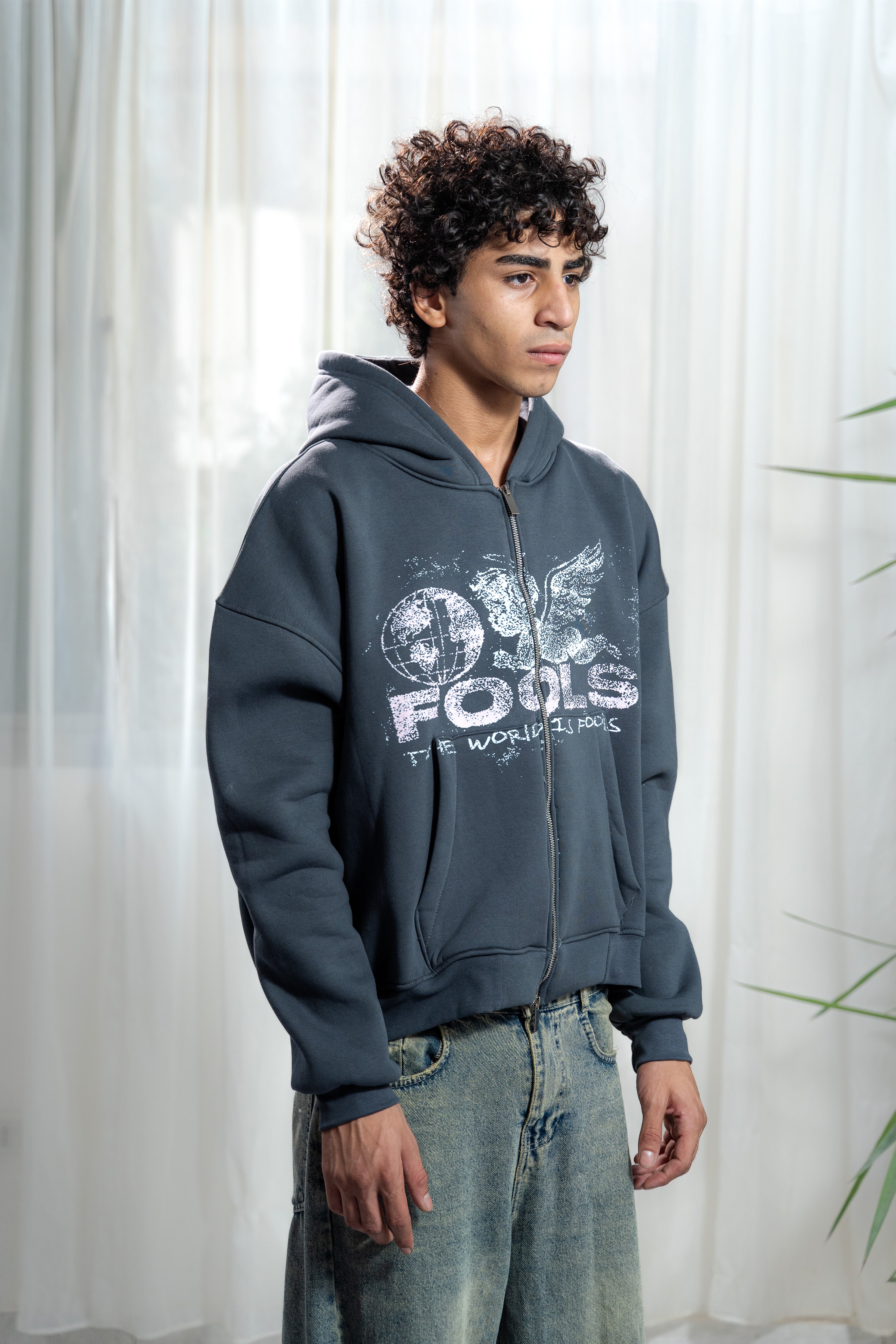 Angel Distortion zip-up