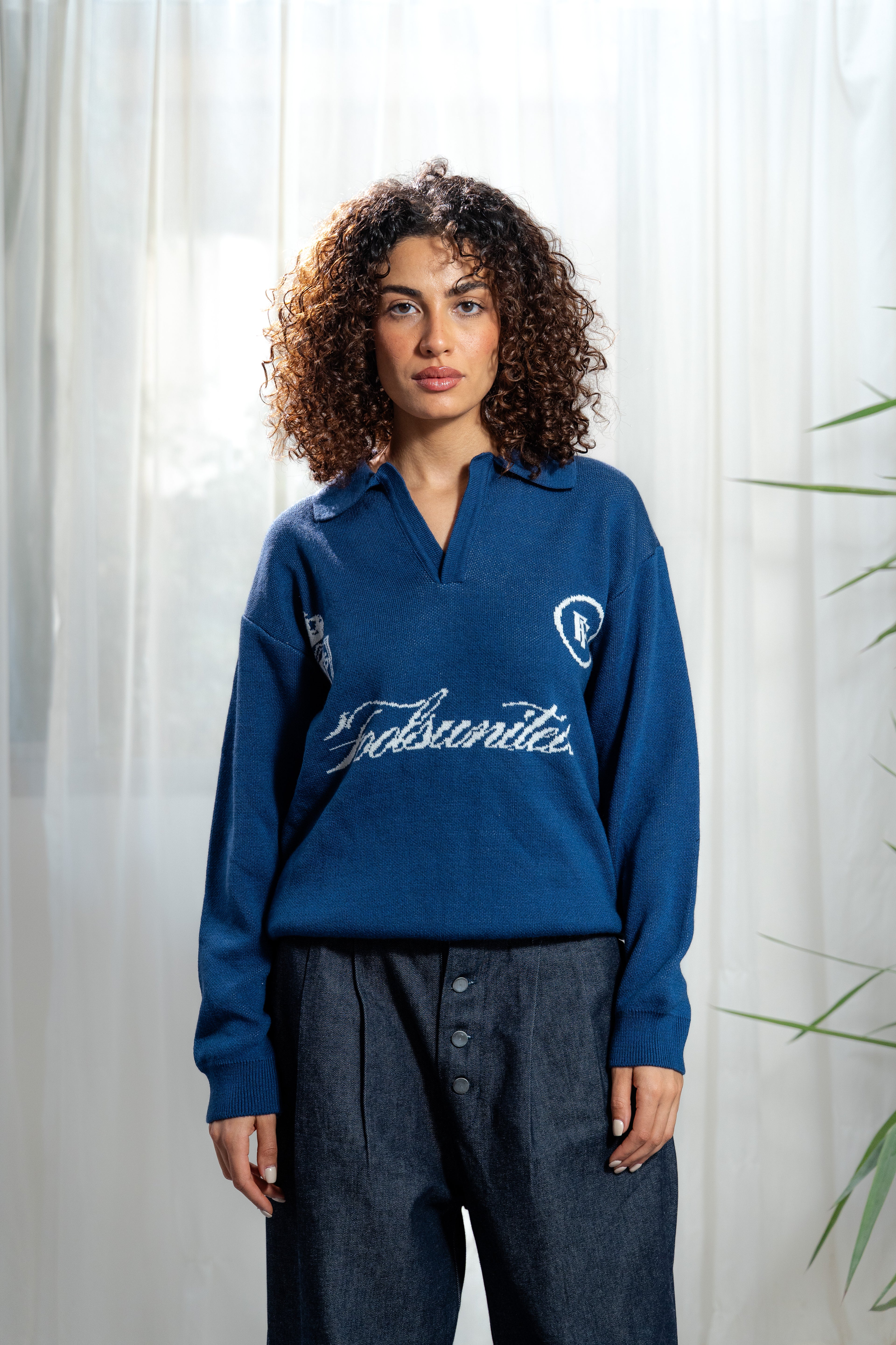 Misfit Knit Polo – Seabreeze