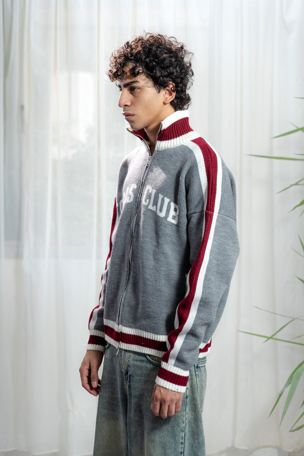 Clubhouse Zip Knit – Grey