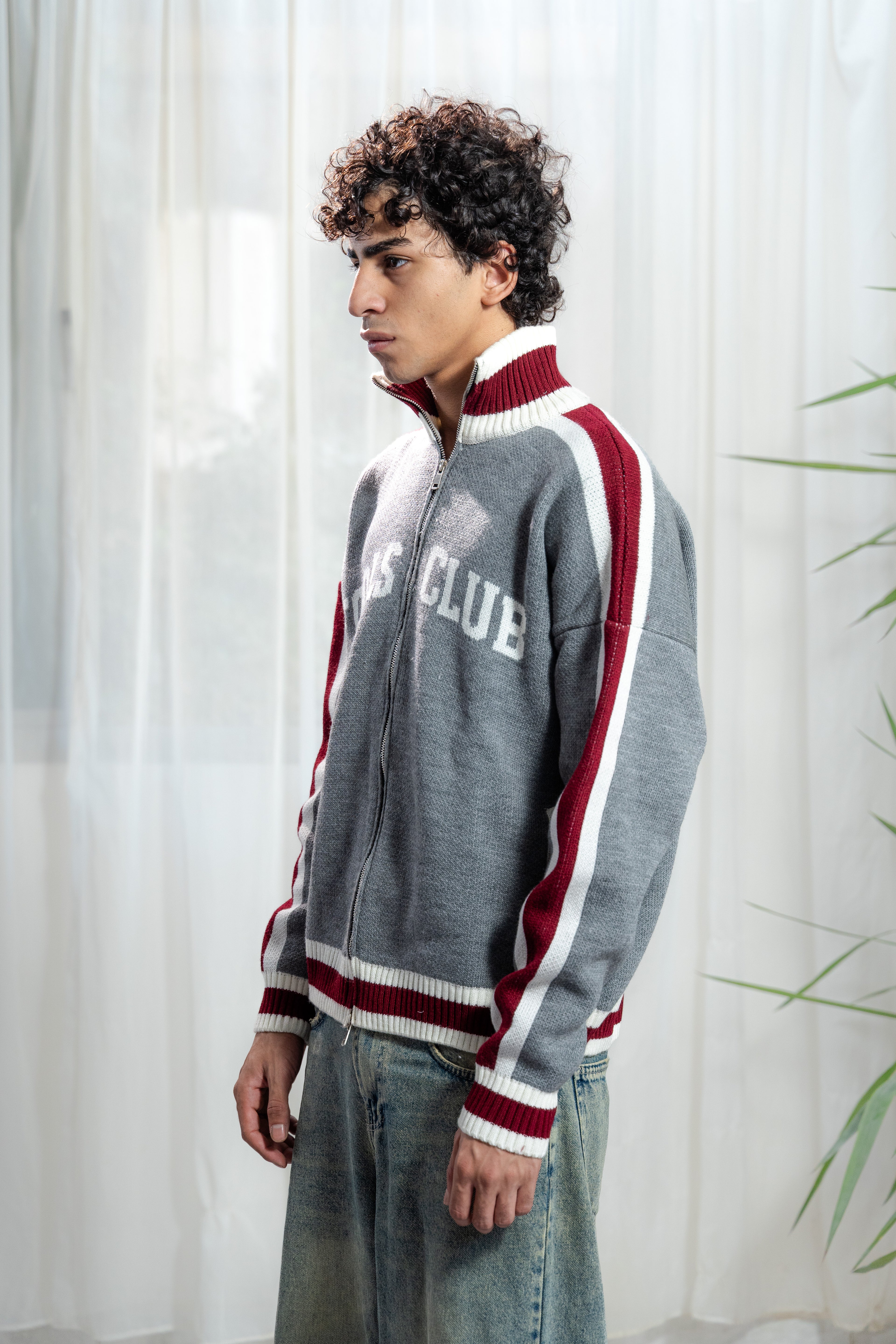 Clubhouse Zip Knit – Grey