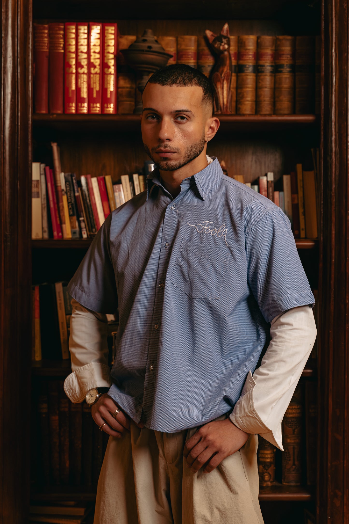 Art Slouder (Navy*White)