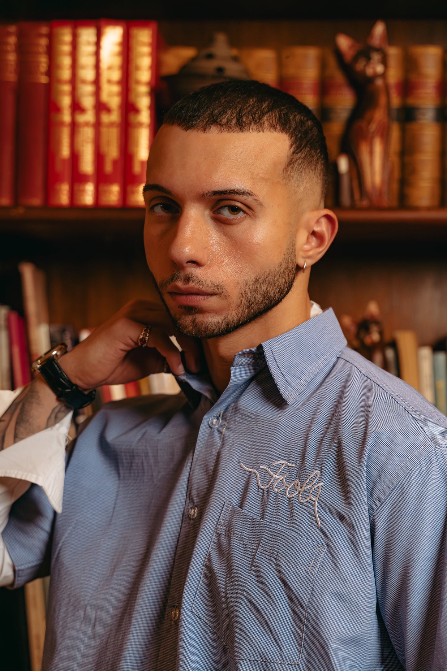 Art Slouder (Navy*White)
