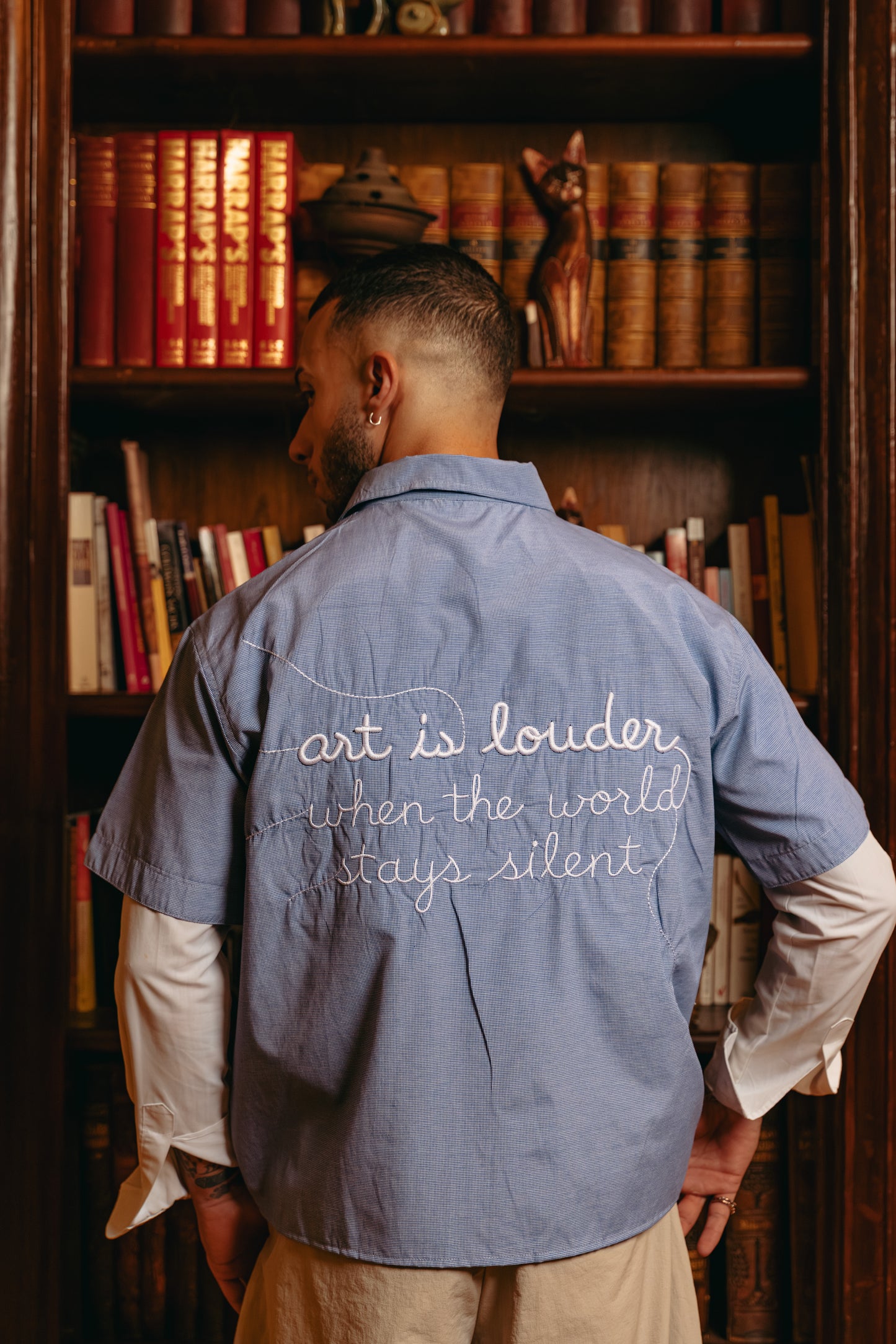 Art Slouder (Navy*White)