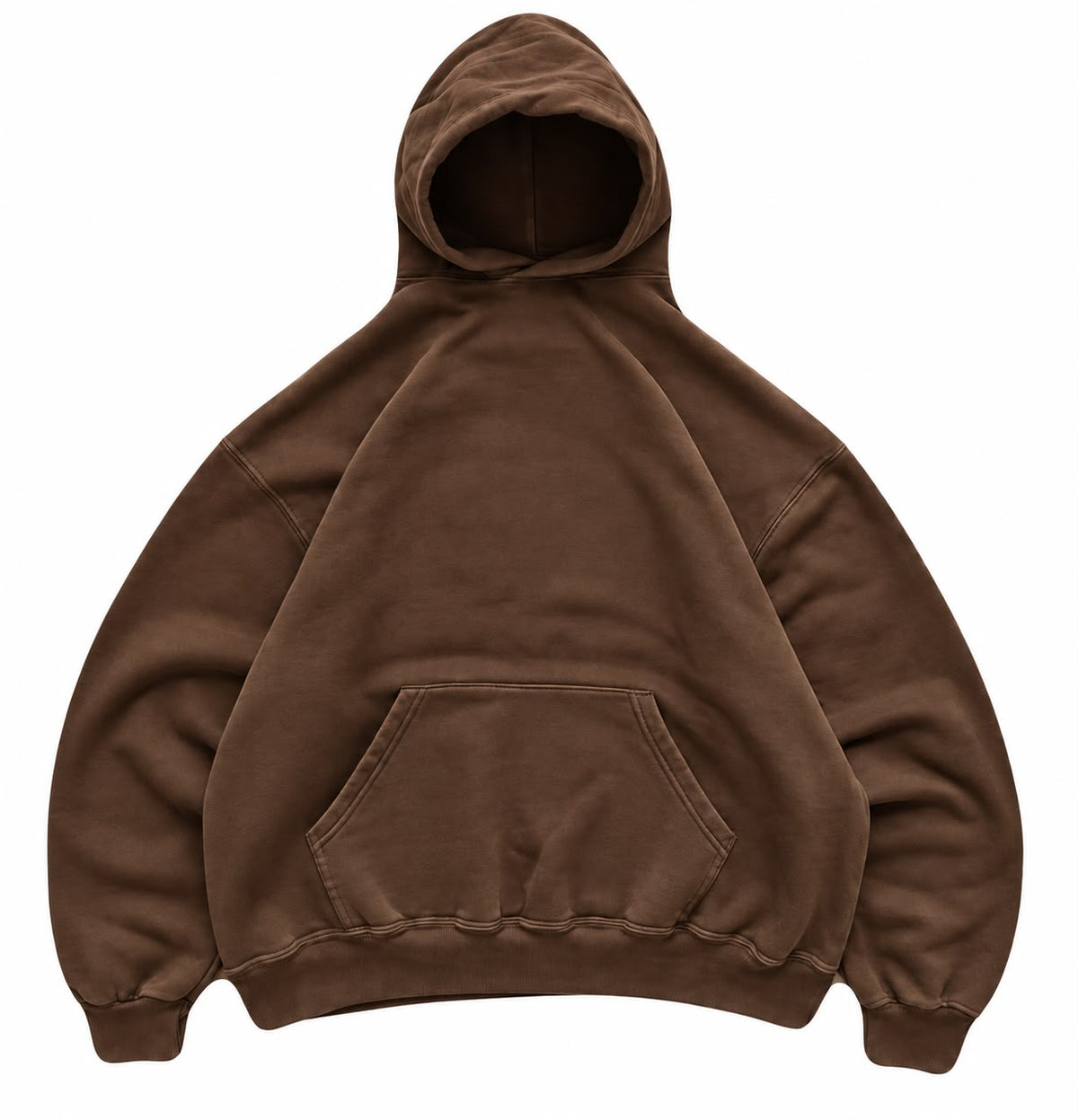 Brown Boxyfit Hoodie