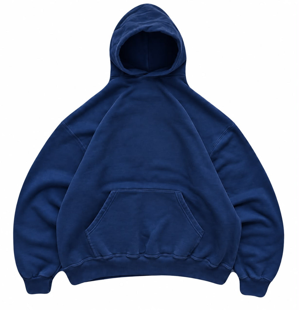 Navy Boxyfit Hoodie