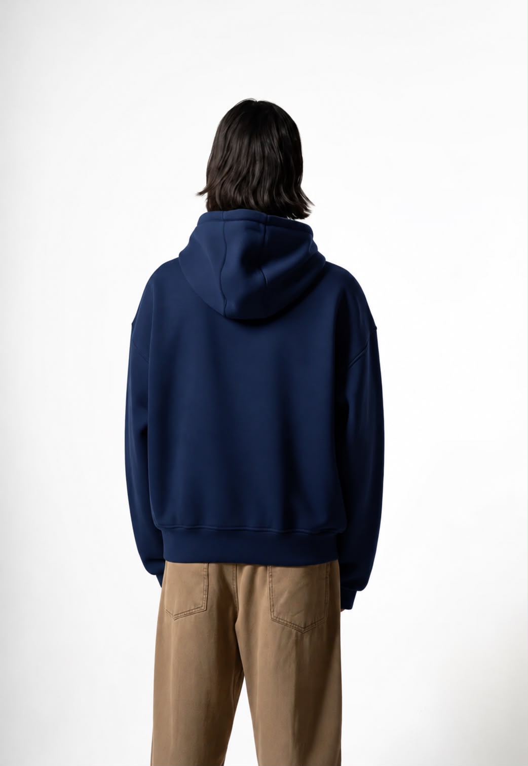 Navy zipper