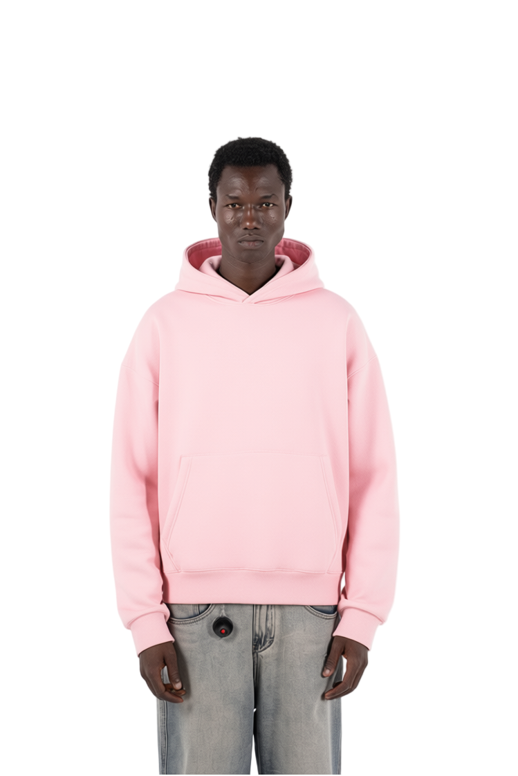PINK HOODIE OVER SIZE
